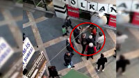 Sokak ortasında kavga eden kızları tokat atarak ayırdı