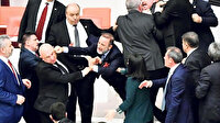 CHP'li Engin Özkoç'un, AK Parti'li Vahit Kiler'den yumruk yediği anlar kamerada