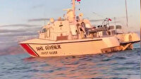 Yunan güvenlik güçlerinin orantısız güç kullandığı mültecilerin kurtarılma anı kamerada