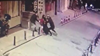Kuyumcu kuryesine gasp girişimi: Kocasını gaspçılardan kurtardı