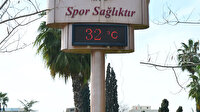 Adana'da termometreler 32 dereceyi gösterdi