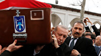 Cumhurbaşkanı Erdoğan, Şevket Kazan için kılınan cenaze namazına katıldı