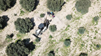 Kaçak kazı yapanlara dronela suçüstü