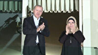 Cumhurbaşkanı Erdoğan ve eşi Emine Erdoğan'dan sağlık çalışanlarına alkışlı destek