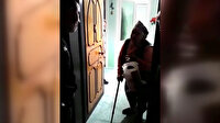 İstediği malzemelerin geldiğini gören 82 yaşındaki Türkün teyze gözyaşlarını tutamadı