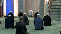 Beştepe Millet Camisi'nde cuma namazı