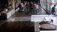 Sopalı bıçaklı maske kavgası kamerada