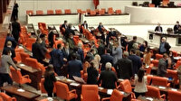 Mecliste gerginlik: MHP'li vekil teröristlere hakaret edince HDP'liler alınıp ayaklandı
