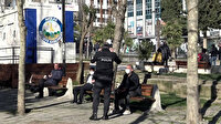 Güneşi gören parka koştu: Polis uzaklaştırıyor yine geliyorlar