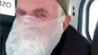 Poşeti maske gibi takıp sokağa çıkan yaşlı adamın ihtiyaçlarını belediye karşıladı