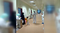 Dört yaşındaki çocuk koronavirüsü yenerek taburcu oldu