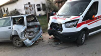 Sakarya'da akılalmaz olay: Ambulansa çarpıp sağlık çalışanlarını darp etti