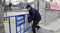 Koronavirüs nedeniyle Oruç Baba Türbesi demir bariyerlerle kapatıldı