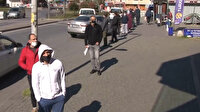 İstanbullular Ramazan pidesi sırasında sosyal mesafe kuralına uydu