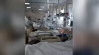 Rusya'da bir doktor yoğun bakım ünitesini görüntüledi