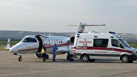 Ambulans uçak koronavirüs şüphesi bulunan genç kız için havalandı