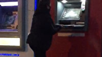 Babasına kızan kadın ATM'leri böyle parçaladı