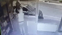 Tekirdağ'daki televizyon hırsızlığı güvenlik kamerasında
