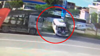 Samsun'da feci kaza: Kontrolden çıkan minibüse TIR çarptı