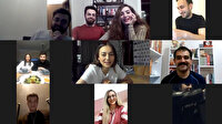 Ramazan geleneğini "online" iftar ile sürdürdüler