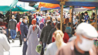 Sosyal mesafe on santim! Sokaklar salgın öncesindeki dönemi aratmayan görüntülere sahne oldu