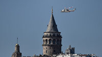 Erdoğan helikopter ile İstanbul'u havadan inceledi