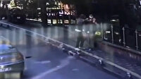 Maskeli magandalar iki işletmeciyi tekme tokat dövdü