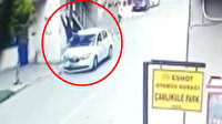 Çöp atmak için dışarı çıkan polise aracıyla çarpıp kaçtı