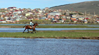Kura Nehri taştı, Ardahan Ovası göle göndü
