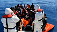 Yunan sahil güvenliğinin Türk karasularına bıraktığı 30 göçmen kurtarıldı