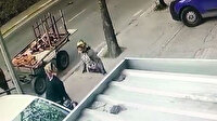 At arabalı hırsızlar kamerada
