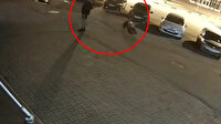 Rusya'da şehre inen ayının saldırısı kameraya yansıdı