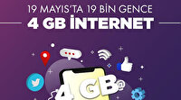 19 Mayıs’ta 19 Bin gence ücretsiz internet