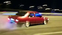 Salgını hiçe saydılar: Drift yapıp doğum günü kutladılar