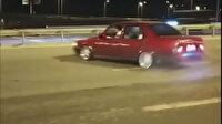 Drift yapıp sosyal medyada paylaşan maganda yakalandı