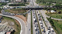 Ramazan Bayramı öncesi E-5'te kilometrelerce araç kuyruğu oluştu