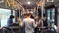 Metrobüste akşam yoğunluğu dikkat çekti