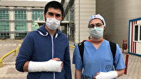 Korona savaşçılarına tekme tokat darp