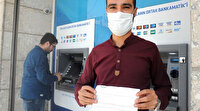 İşsiz gençten örnek davranış: Banka ATM'sinde bulduğu 5 bin lirayı bankaya teslim etti