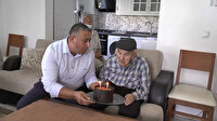 91 yaşındaki Mehmet Amca'ya Cumhurbaşkanı Erdoğan'dan sürpriz doğum günü