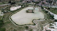 Pamukkale'deki göletten 400 kamyon çamur çıkartılacak: Rahatsız eden koku gidecek