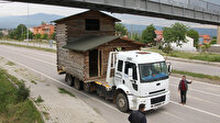 Ölen arkadaşının evini kamyonla 7 kilometre taşıdılar