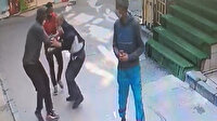 Bayram sabahı yaşlı adamın gasp edildiği anlar kamerada