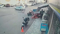 Otomobilin altında kalmaktan saniyelerle böyle kurtuldu