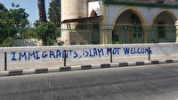 Güney Kıbrıs'taki camiye gerçekleştirilen çirkin saldırıya KKTC'den tepki
