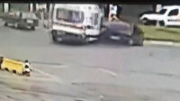 Zonguldak'ta güvenlik görevlisinin öldüğü kazanın görüntüleri ortaya çıktı