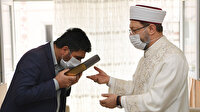 Diyanet İşleri Başkanı Erbaş'tan Barış Çakan’ın ailesine taziye ziyareti