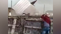 Çeçenistan'da meydana gelen kuvvetli fırtına 11 kişinin yaralanmasına neden oldu