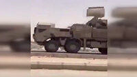 Libya'da Pantsir hava savunma sisteminin geri çekilme anı kameraya yansıdı