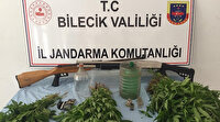 414 kök kenevir ile 168 gram kubar esrar ele geçirildi